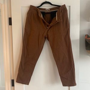 BANKS JOURNAL DOWNTOWN PANT SIZE 32 MENS PANT CHINO COFFEE